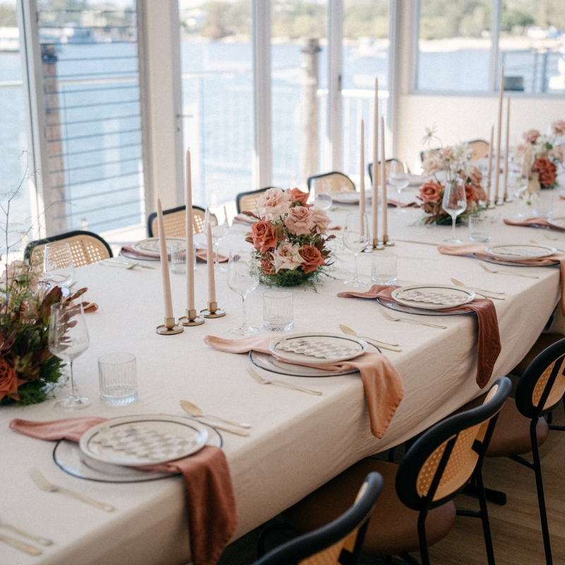 wedding reception table