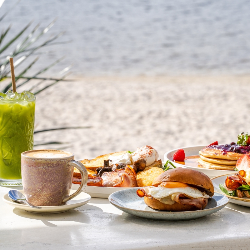 breakfast with water views