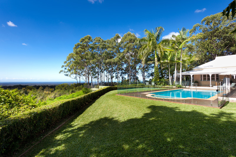 Garden at hinterland views at 198 sunrise road doonan