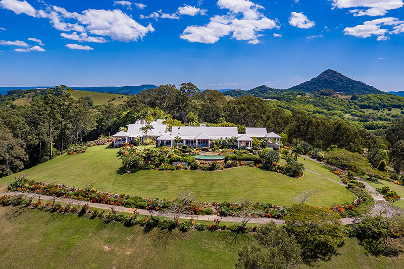 View of Noosa accommodation in the hinterland