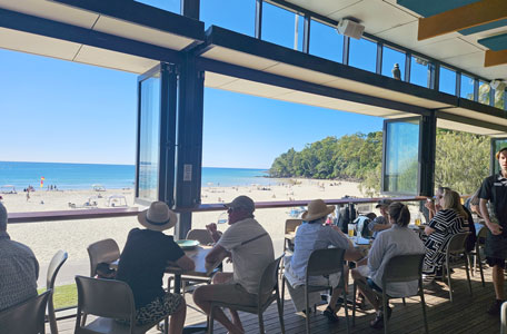 Noosa Surf Club perfect for lunch