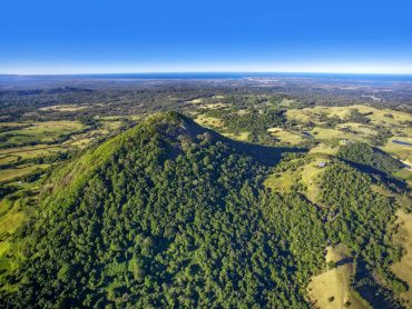 aerial view of noosa hinterland